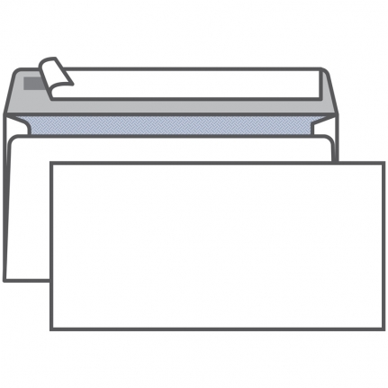 Конверт почтовый 110х220 (стрип.) Е65 (отрывная лента )