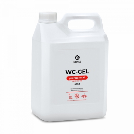 GRASS Средство для сантехники (от ржавчины и налета) "WC-gel" Professional (канистра 5,3 кг) 125203