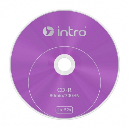 Диск CD-R INTRO  700 Mb 52x Shrink 100