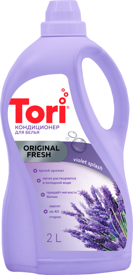 WG Кондиционер для белья Tori Original fresh 2л ПНД (флакон с ручкой)