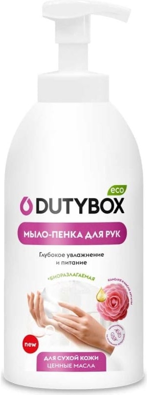 GRASS. Мыло жидкое пенка (флакон 500 мл) ЭКО Milana Камелия Dutybox db-1219