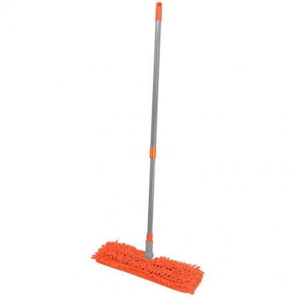 Швабра OfficeClean Professional 70-120 см с МОПом из микрофибры и с телескопической ручкой 303058