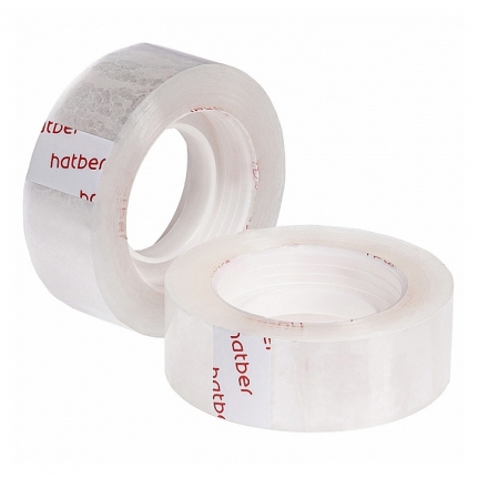 Клейкая лента 19 мм х 33 Хатбер, прозрачная, 38 мкм 19FS_19033