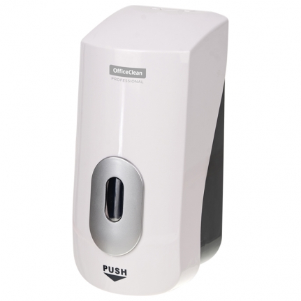 Диспенсер для мыла OfficeClean Professional, механический, белый, наливной, пенный, 1л   299010