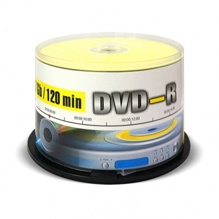 Носители информации DVD-R, 16x, Mirex, Cake/50, UL130003A1L Код товара UL130003A1B UL130100A1T