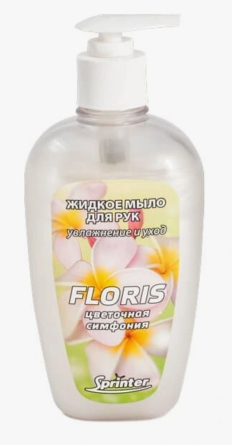 DEZON Мыло жидкое (флакон 500 мл)  Спринтер FLORIS (насос-дозатор) M617