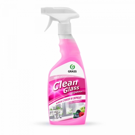 Чистящее средство для стекол и зеркал "Clean Glass" лесные ягоды (флакон 600мл) 125241