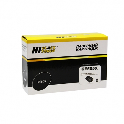 Картридж Hi-Black (HB-CE505X) для HP LJ P2055/P2050/Canon №719H, 6,5K совм.