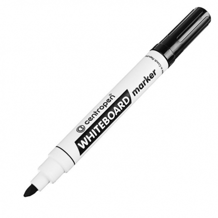 Маркер для доски, Centropen 8569, скошенный, 1.5-5.0 мм, чёрный
