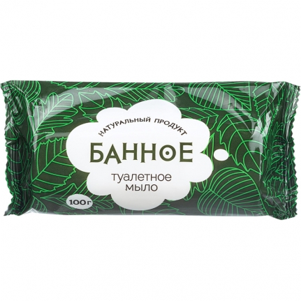 Мыло туалетное твёрдое Банное 100 гр. РМЗ_486785