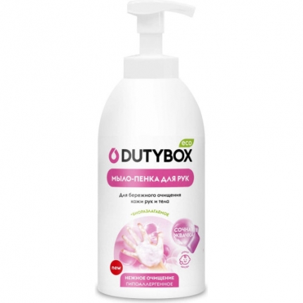 GRASS. Мыло жидкое пенка (флакон 500 мл) ЭКО Milana bubble gum Dutybox db-1215