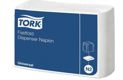 Салфетки TORK N2 Universal Fastfold диспенсерные 25*30 1сл 300л/36