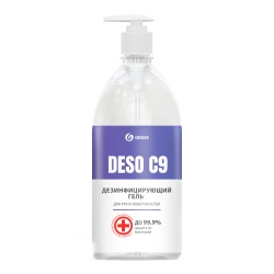 GRASS. Дезинф.ср-во на основе изопропил. спирта для рук и повер[. DESO C9 гель (фл.1000 мл) 550073