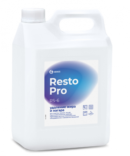 GRASS Resto Pro RS-6 Средство для удаления жира и нагара (канистра 5л) 125895