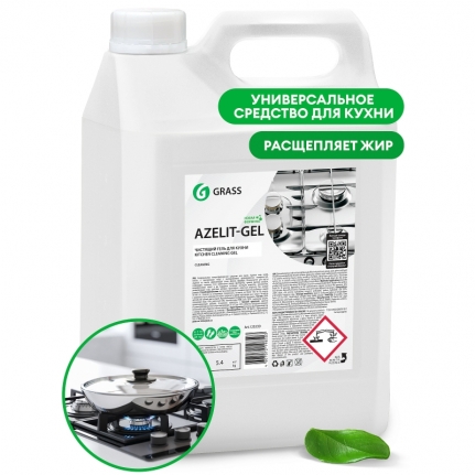 GRASS Антижир. Чистящее средство "Azelit-gel" (канистра 5,4 кг)   125239