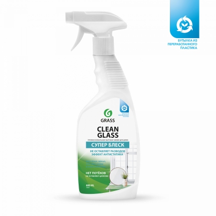 Очиститель стекол и зеркал "Clean glass" (флакон 600 мл) арт. 130600