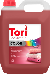 WG Гель для стирки цветных вещей "Tori" Color ( канистра 5 л) в упаковке 2 штуки 200141