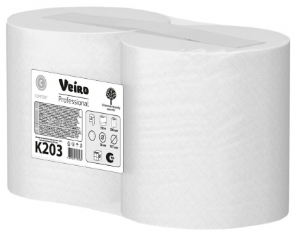 Полотенце 2сл бум. рул д/дисп М2 VEIRO Comfort 150 м, 6рул/уп К203