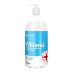 GRASS. Мыло жидкое (флакон 1000 мл)  "Milana антибактериальное" с дозатором 125435