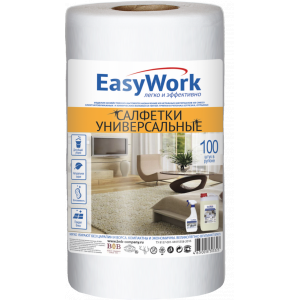 Салфетка вискозная EasyWork универсальные 100л/р/15