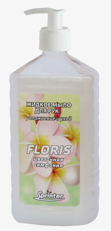 DEZON Мыло жидкое (флакон 1000 мл) Спринтер FLORIS (насос-дозатор) М615