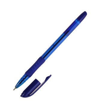 Ручка шариковая Mazari, Songar Smart ink, иголь/ пиш. узел 0.7 мм, синие чернил, рез. упор M-5702-70