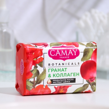 Мыло туалетное 85 г, CAMAY "Botanicals Цветы граната" 48 шт/кор.