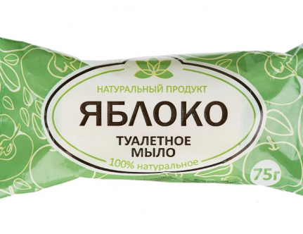 Мыло туалетное Organic natural Яблоко 75 г 732299