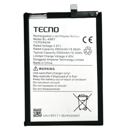 Аккумулятор для Tecno Camon 19 Pro (BL-49MT) OR