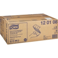 Полотенца 1сл бум. лист. д/дисп H3 Tellus/TORK, V/ZZ-сл, 23х23 см, пач 250 л, (20пач/кор) 120108к