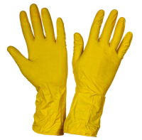 Перчатки латексные хозяйственные Нousehold gloves  (12/240) M
